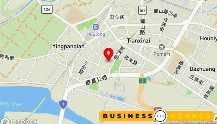 Yi Yong Chang Shang Xing 地圖 - Miaoli County, Houlong Township