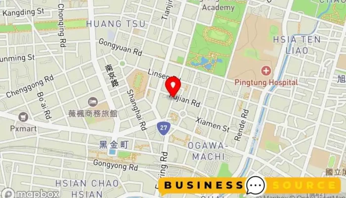 Yi TLiu Xing Fu Shi Han Gang Fu Shi Jing Pin 地圖 - Pingtung County, Pingtung City