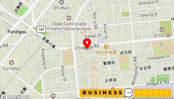 地图 远东百货 嘉义店 百货商场 在 Chiayi City, West District