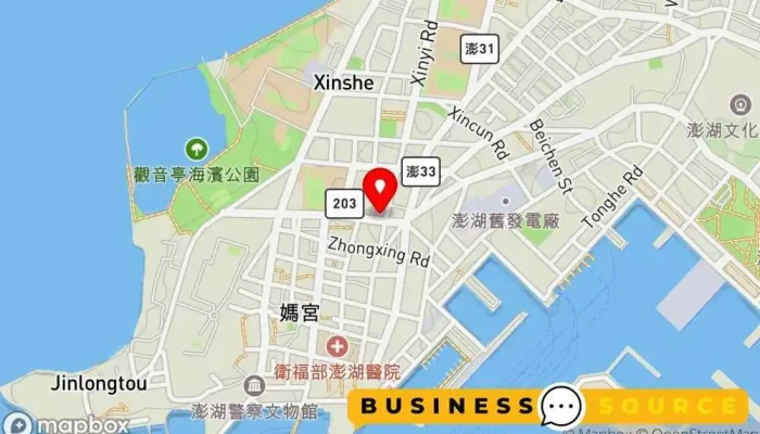 Yue Guang Mu Ma 地圖 - Penghu County, Magong City