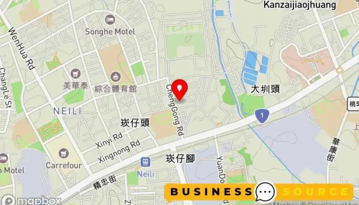 Zi You Lian Meng Sheng Xian Chao Shi Nei Li Dian 地圖 - Taoyuan City, Zhongli District