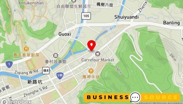 Zi You Lian Meng Sheng Xian Chao Shi Qian Qian Dian 地圖 - Taoyuan City, Guishan District