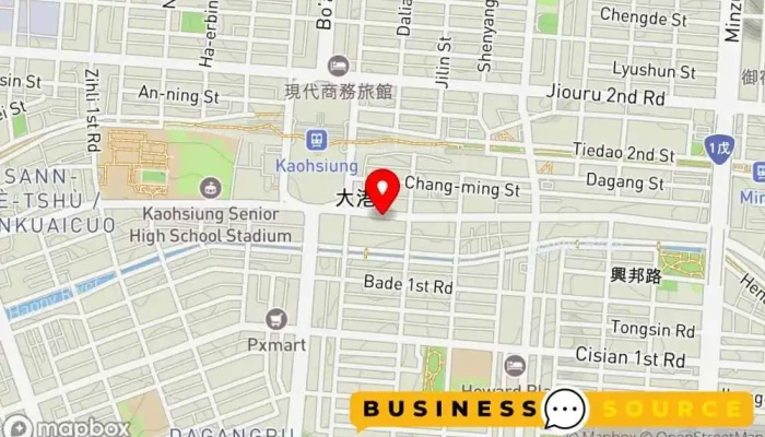 Big King Dong Nan Ya Bai Huo Jin Kou Pi Fa Chao Shi Gao Xiong Dian 地圖 - Kaohsiung City, Sanmin District