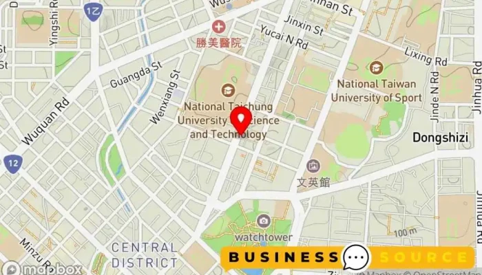 Chun33Tai Zhong Yi Zhong Men Shi 地圖 - Taichung City, North District