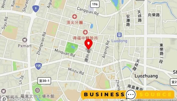 Commamen Korea 地圖 - Yilan County, Luodong Township