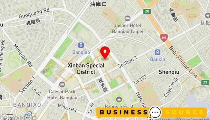 Ctysuper Ban Qiao Dian 地圖 - New Taipei City, Banqiao District