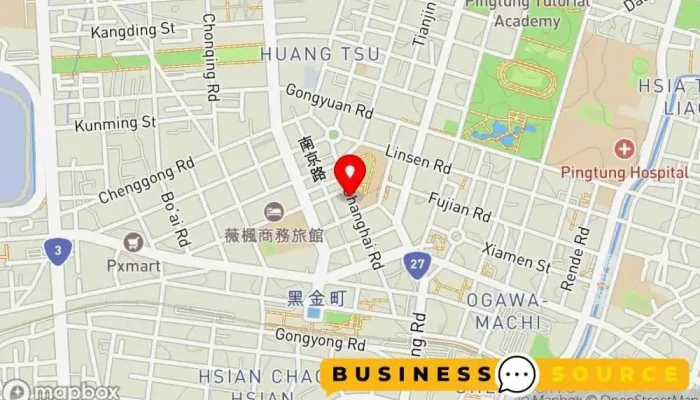 Dazzlin Han Guo Jing Pin Fu Shi 地圖 - Pingtung County, Pingtung City