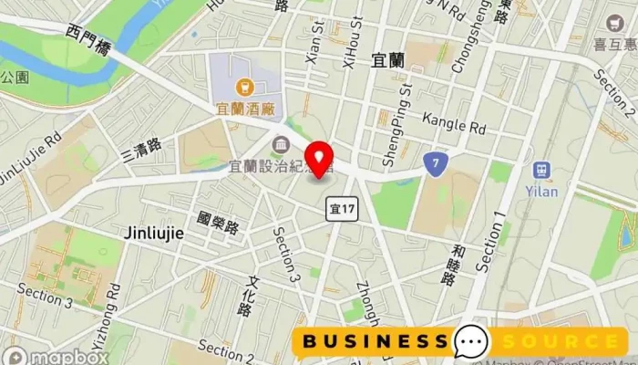 Free Yi Lan Xin Yue Yan Chang 地圖 - Yilan County, Yilan City