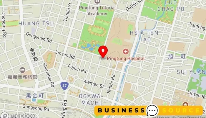 Gozo Huan Qiu Gou Wu Zhong Xin Ping Dong Dian Zhuan Gui 地圖 - Pingtung County, Pingtung City