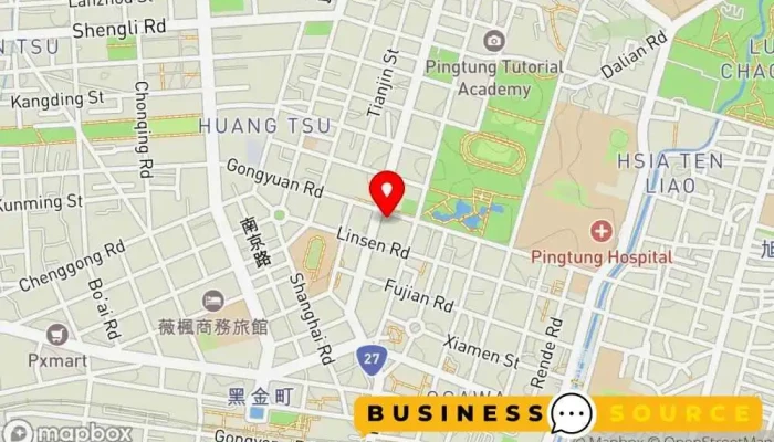 Gu Ping Dong Tai Ping Yang Bai Huo Dian 地圖 - Pingtung County, Pingtung City