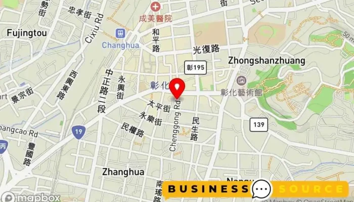 IrooZhang Hua Dian 地圖 - Changhua County, Changhua City