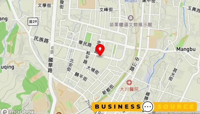 Poya Bao Ya Miao Li Min Zu Dian 地圖 - Miaoli County, Miaoli City