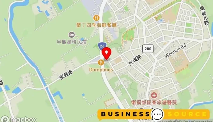 Roveoutdoors 地圖 - Pingtung County, Hengchun Township