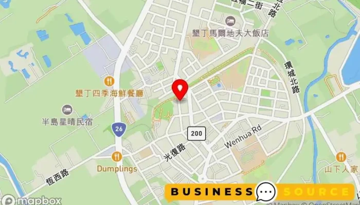 Step Up Tuo Xie 地圖 - Pingtung County, Hengchun Township