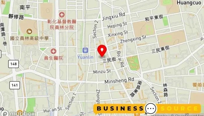 SweetYuan Lin Men Shi 地圖 - Changhua County, Yuanlin City