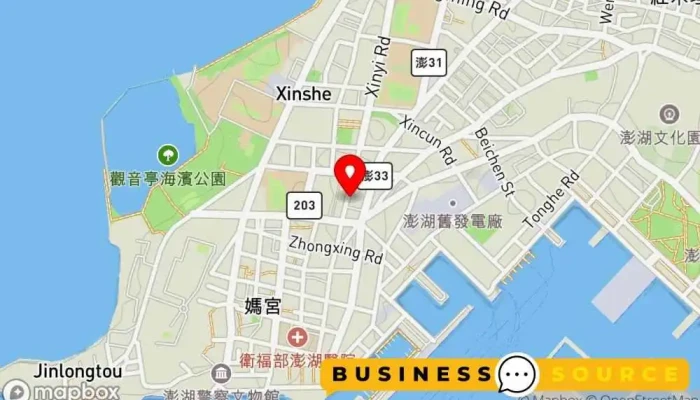XgamesChao Liu Ti Yu Yong Pin She 地圖 - Penghu County, Magong City