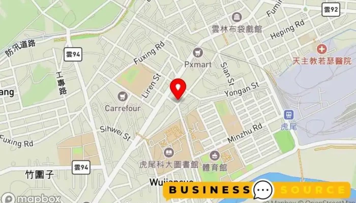 Yunyi Free Shop Chuan Da Xie Dai Gou Xuan Huo Dian 地圖 - Yunlin County, Huwei Township